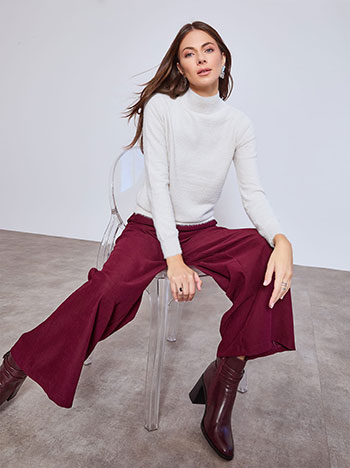 Πουλόβερ μεταλλιζέ με απαλή υφή WT7583.4096+5