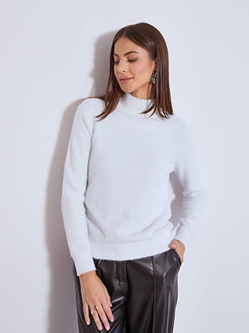 Πουλόβερ μεταλλιζέ με απαλή υφή WT7583.4096+7