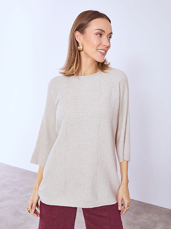 Πουλόβερ μακρύ με κοντό μανίκι WT7583.4187+1