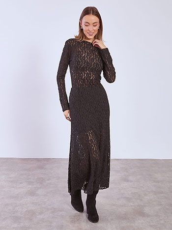 Φούστα μάξι απο δαντέλα WT7584.2031+1