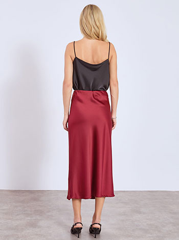 Φούστα μίντι σατέν με δαντέλα WT7584.2890+4 φωτογραφία