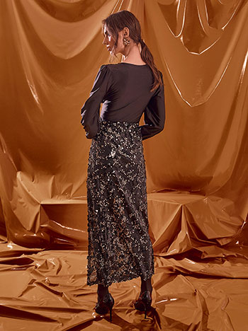 Φούστα μάξι με παγιέτες WT7585.2707+2 φωτογραφία