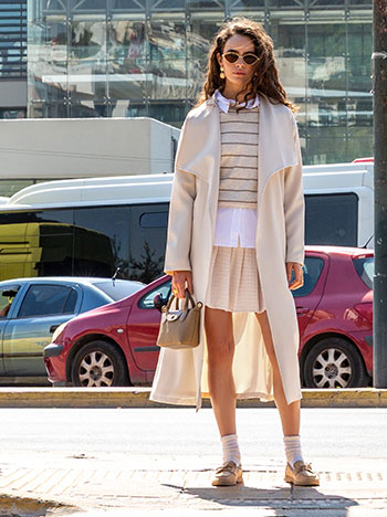 Celestino Καπαρντίνα με ζώνη WT7586.7037+3