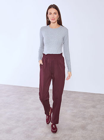 Παντελόνι ψηλόμεσο με τσέπες WT7587.1393+12