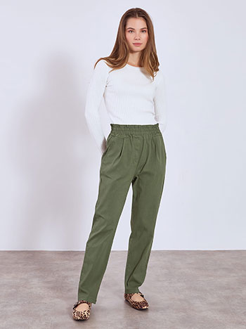 Παντελόνι ψηλόμεσο με τσέπες WT7587.1393+10