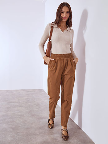 Παντελόνι ψηλόμεσο με τσέπες WT7587.1393+11