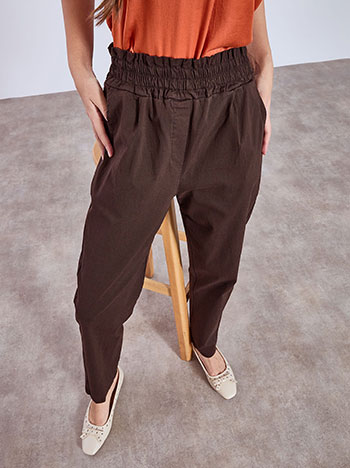 Παντελόνι ψηλόμεσο με τσέπες WT7587.1393+8