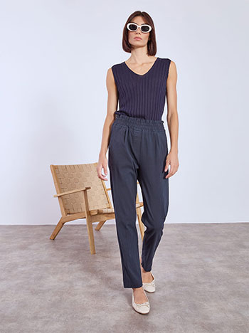 Παντελόνι ψηλόμεσο με τσέπες WT7587.1393+6