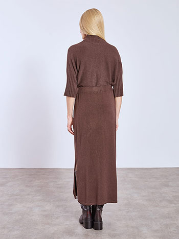 Φούστα πλεκτή με ανοίγματα στο πλάι WT7587.2260+2 φωτογραφία