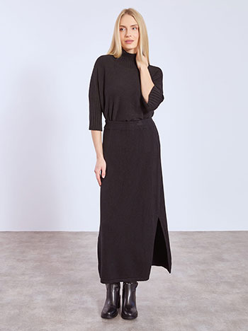 Φούστα πλεκτή με ανοίγματα στο πλάι WT7587.2260+1 φωτογραφία