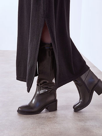 Φούστα πλεκτή με ανοίγματα στο πλάι WT7587.2260+1 φωτογραφία