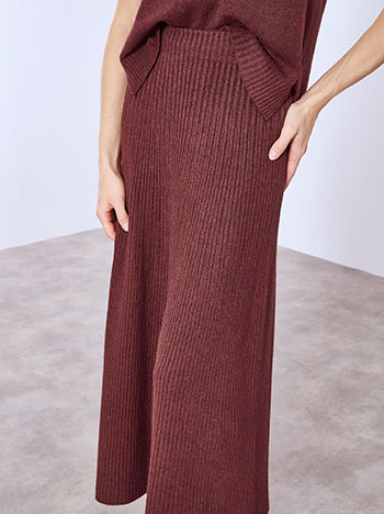 Φούστα μάξι πλεκτή ριπ WT7587.2928+4 φωτογραφία