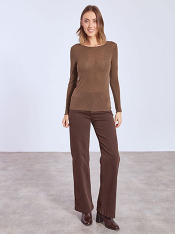 Μπλούζα με λαιμόκοψη χαμόγελο WT7587.4589+2 φωτογραφία