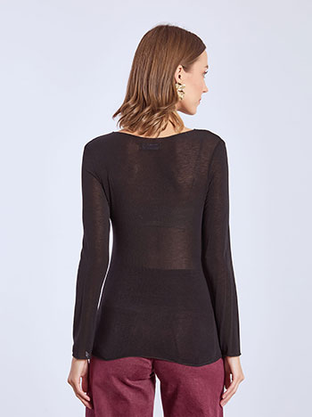 Μπλούζα με λαιμόκοψη χαμόγελο WT7587.4589+1 φωτογραφία