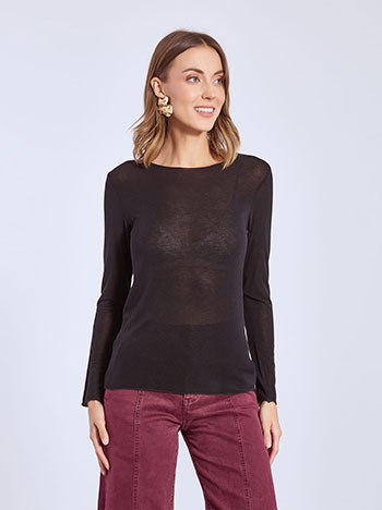 Μπλούζα με λαιμόκοψη χαμόγελο WT7587.4589+1