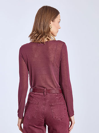 Μπλούζα με λαιμόκοψη χαμόγελο WT7587.4589+3 φωτογραφία