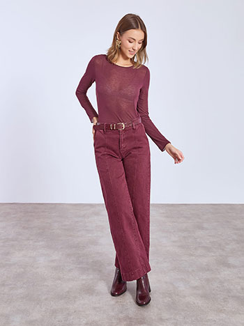 Μπλούζα με λαιμόκοψη χαμόγελο WT7587.4589+3 φωτογραφία