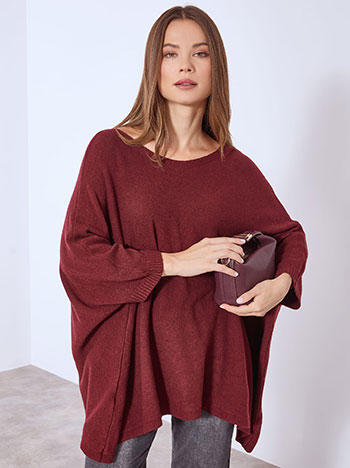 Πουλόβερ oversized ασύμμετρο WT7587.4983+3