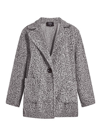 Παλτό μπουκλέ με τσέπες WT7587.7139+2 φωτογραφία