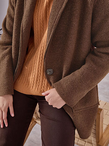 Παλτό με μαλλί WT7587.7157+2 φωτογραφία