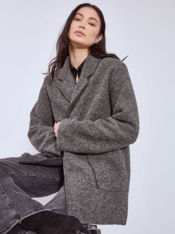 Παλτό με μαλλί WT7587.7157+1