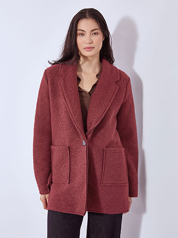 Παλτό με μαλλί WT7587.7157+3