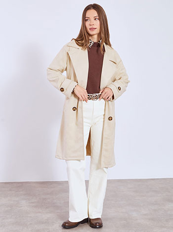 Καπαρντίνα με σουέντ όψη WT7587.7538+1 φωτογραφία