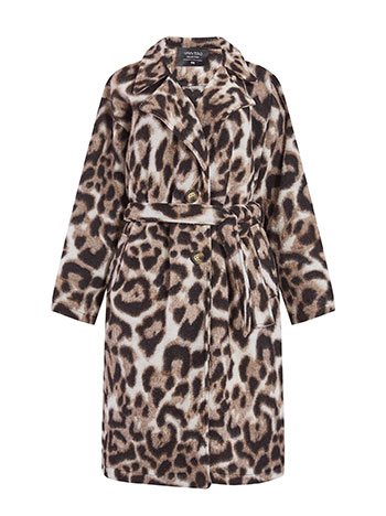 Παλτό χνουδωτό λεοπάρ WT7587.7539+2 φωτογραφία