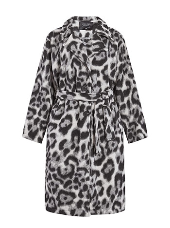 Παλτό χνουδωτό λεοπάρ WT7587.7539+1 φωτογραφία