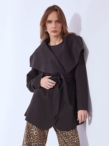 Παλτό με αποσπώμενη ζώνη WT7587.7603+1