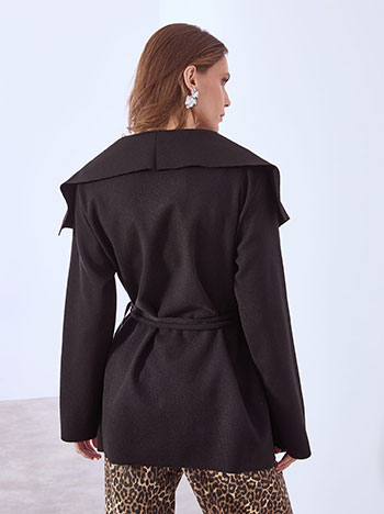 Παλτό με αποσπώμενη ζώνη WT7587.7603+1 φωτογραφία