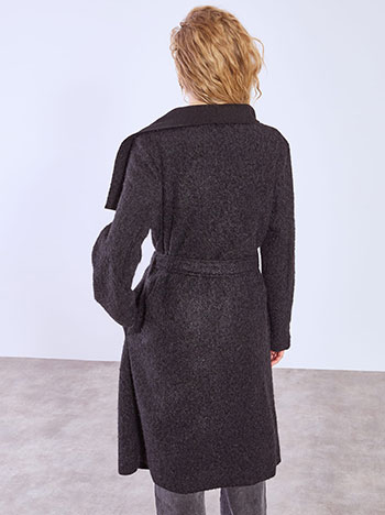Παλτό μακρύ χνουδωτό WT7587.7609+1 φωτογραφία