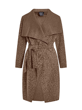 Παλτό μακρύ χνουδωτό WT7587.7609+2 φωτογραφία