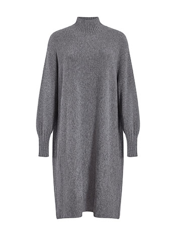 Φόρεμα πλεκτό με ψηλή λαιμόκοψη WT7587.8352+2 φωτογραφία