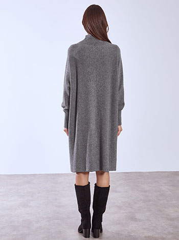 Φόρεμα πλεκτό με ψηλή λαιμόκοψη WT7587.8352+2 φωτογραφία