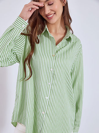 Πουκάμισο ριγέ με strass WT7590.3271+5 φωτογραφία