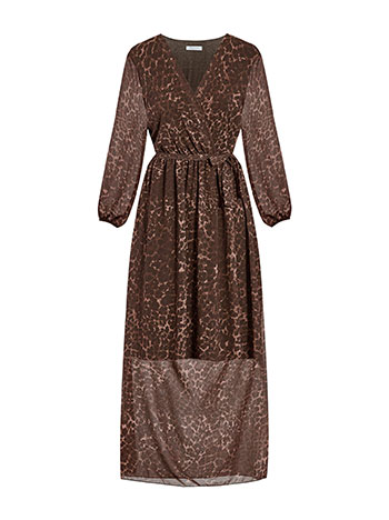 Φόρεμα μάξι λεοπάρ κρουαζέ WT7594.8698+1 φωτογραφία