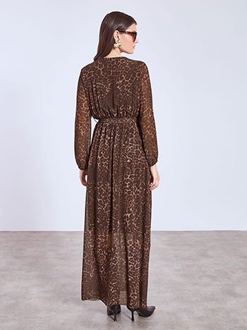 Φόρεμα μάξι λεοπάρ κρουαζέ WT7594.8698+1 φωτογραφία