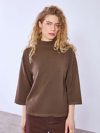 Πουλόβερ με τρία τέταρτα μανίκι WT7605.4335+4