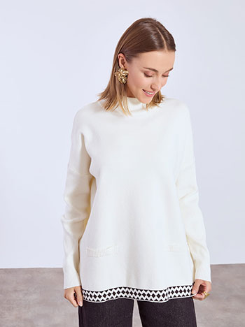 Πουλόβερ με διακοσμητικές τσέπες WT7605.4921+3