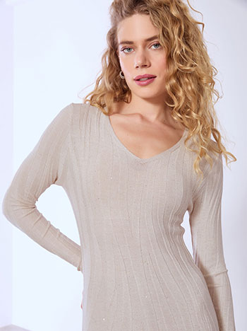 Φόρεμα ριπ με μικρές παγιέτες WT7605.8011+3 φωτογραφία