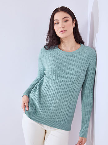 Πουλόβερ μακρύ ανάγλυφο WT7616.4031+7