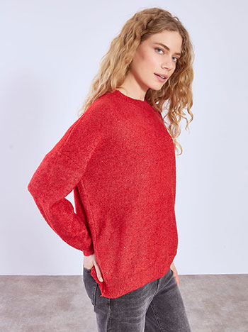 Πουλόβερ μεταλλιζέ με παγιέτες WT7616.4061+11