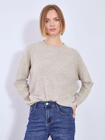 Πουλόβερ μεταλλιζέ με παγιέτες WT7616.4061+3