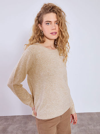 Πουλόβερ με στρογγυλή λαιμόκοψη WT7616.4222+6