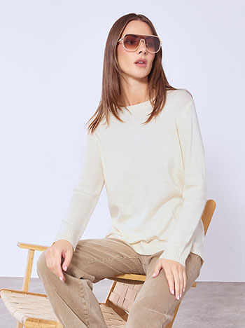 Πουλόβερ πλεκτό με βισκόζη WT7616.4255+4