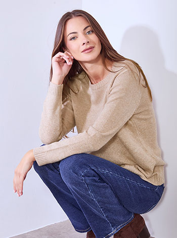 Πουλόβερ πλεκτό με βισκόζη WT7616.4255+3