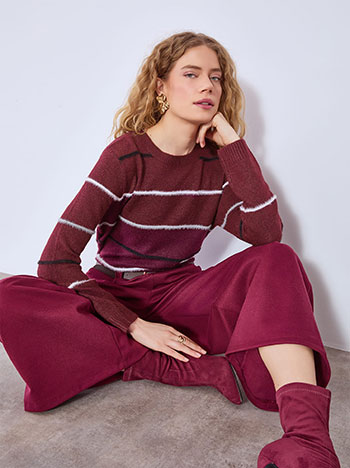 Πουλόβερ με ρίγες WT7616.4282+5