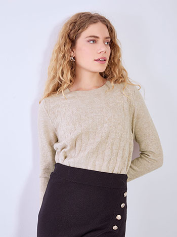 Πουλόβερ με απαλή υφή WT7616.4283+4