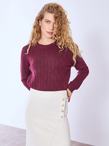 Πουλόβερ με απαλή υφή WT7616.4283+5